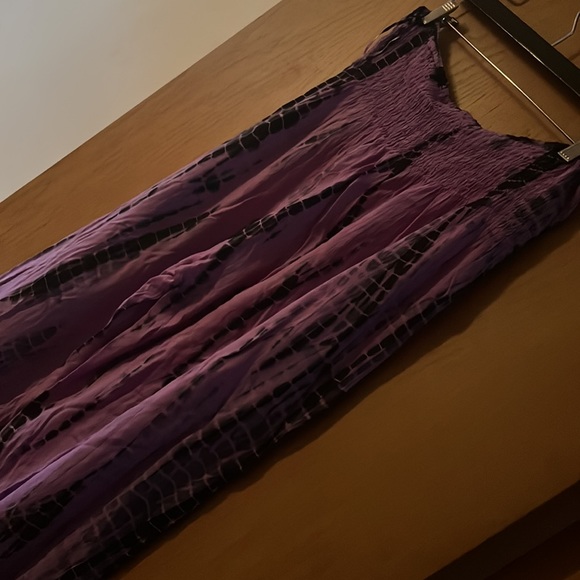 Woman’s Purple Bohemian Tie-dye Pants SIZE XL - Picture 6 of 8